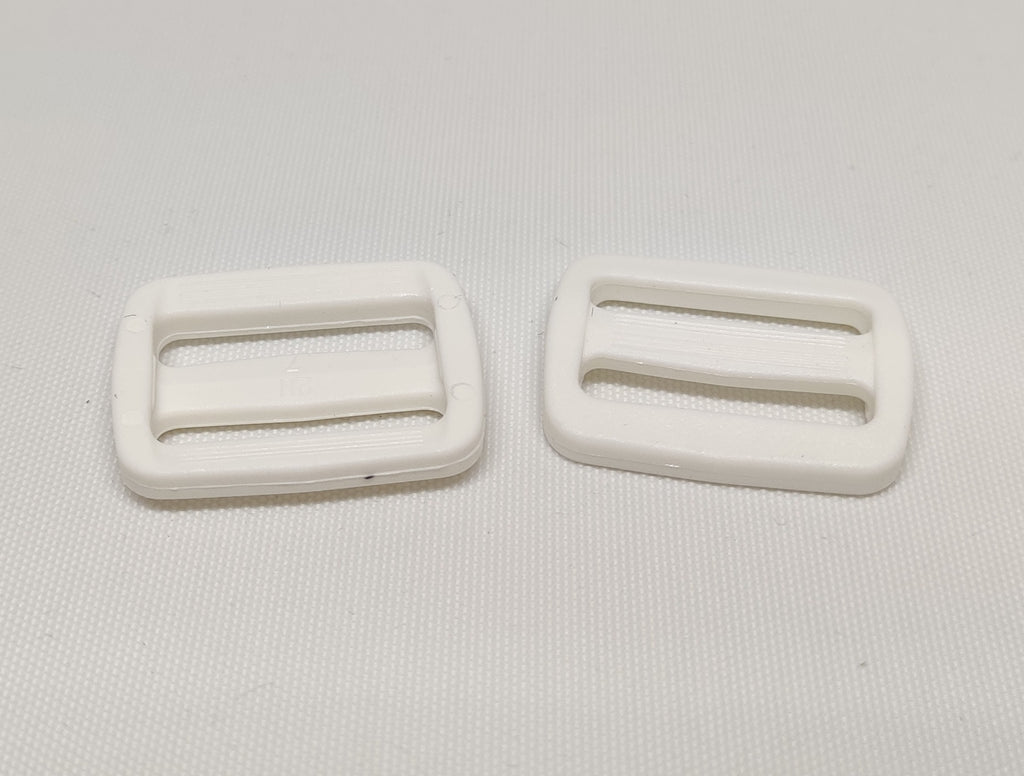 Two triglide buckles